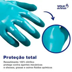 Luva Overpro Chemtech Cut Volk