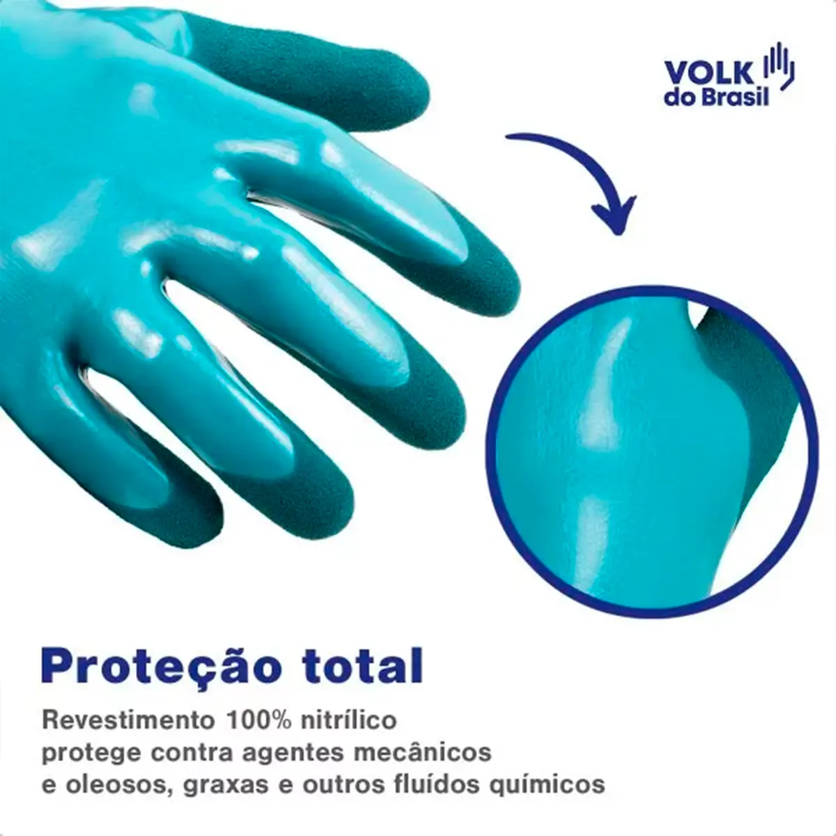 Luva Overpro Chemtech Cut Volk