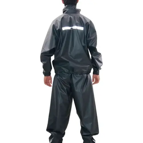 Conjunto PVC Preto Motoqueiro Total Capas