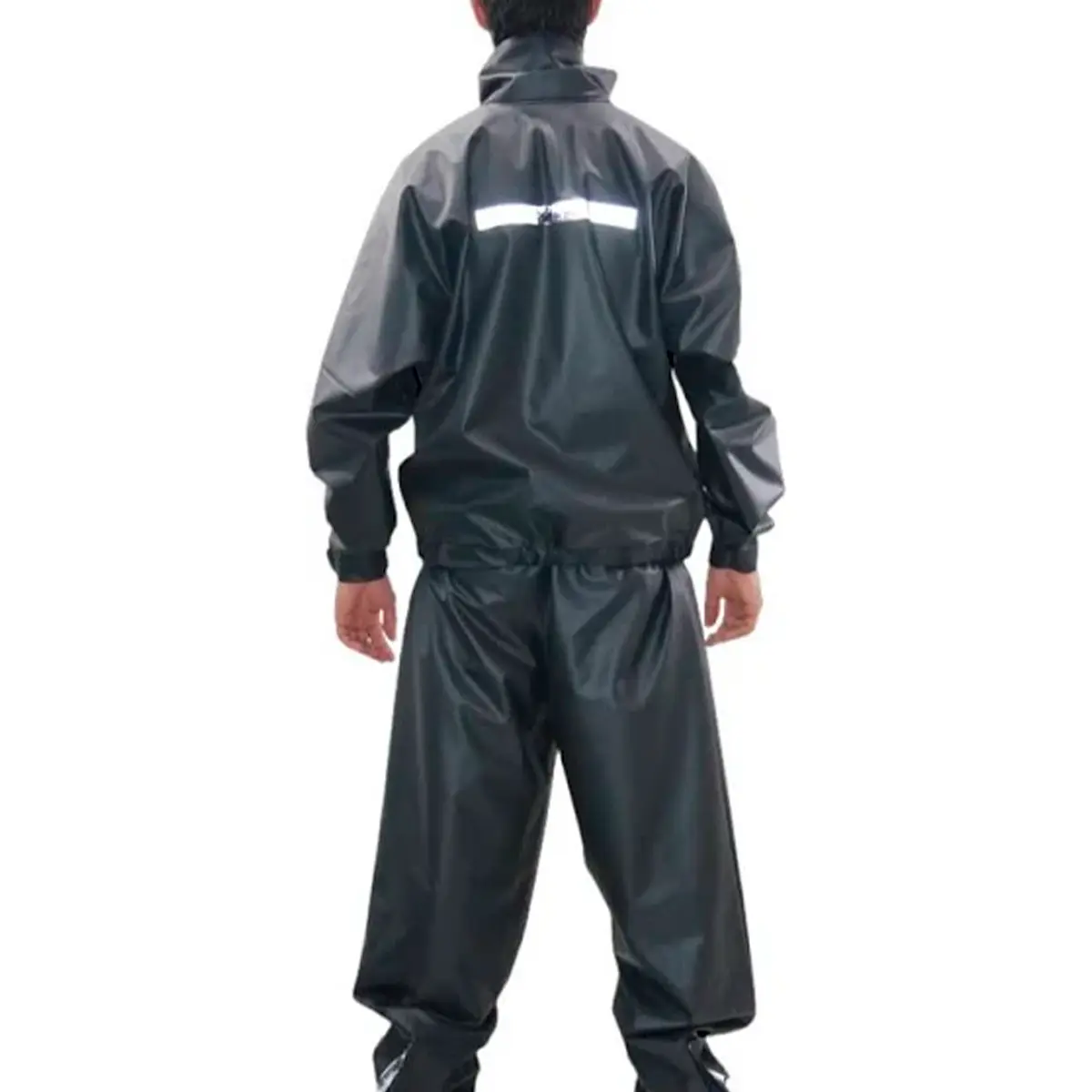 Conjunto PVC Preto Motoqueiro Total Capas