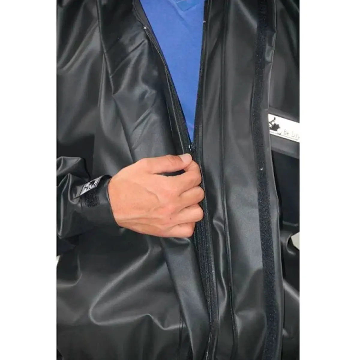 Conjunto PVC Preto Motoqueiro Total Capas