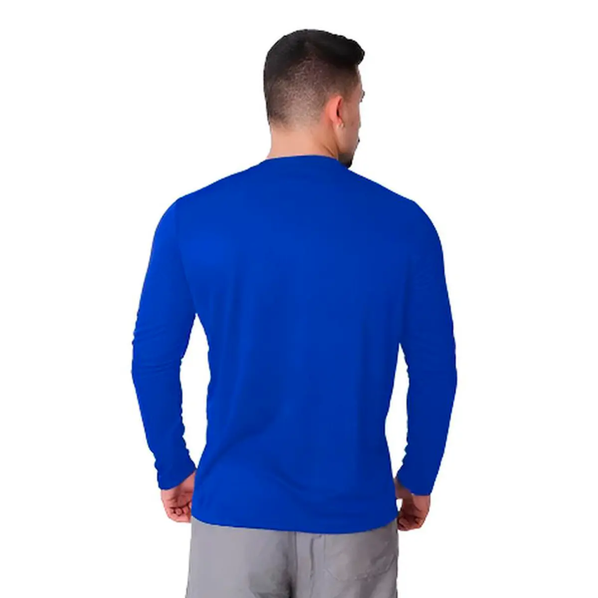 Camiseta Azul Manga Longa UV FPS 50 -  Maicol