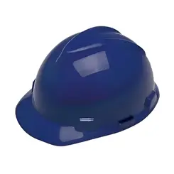 Capacete Azul Marinho com Suspensão Push Key - MSA