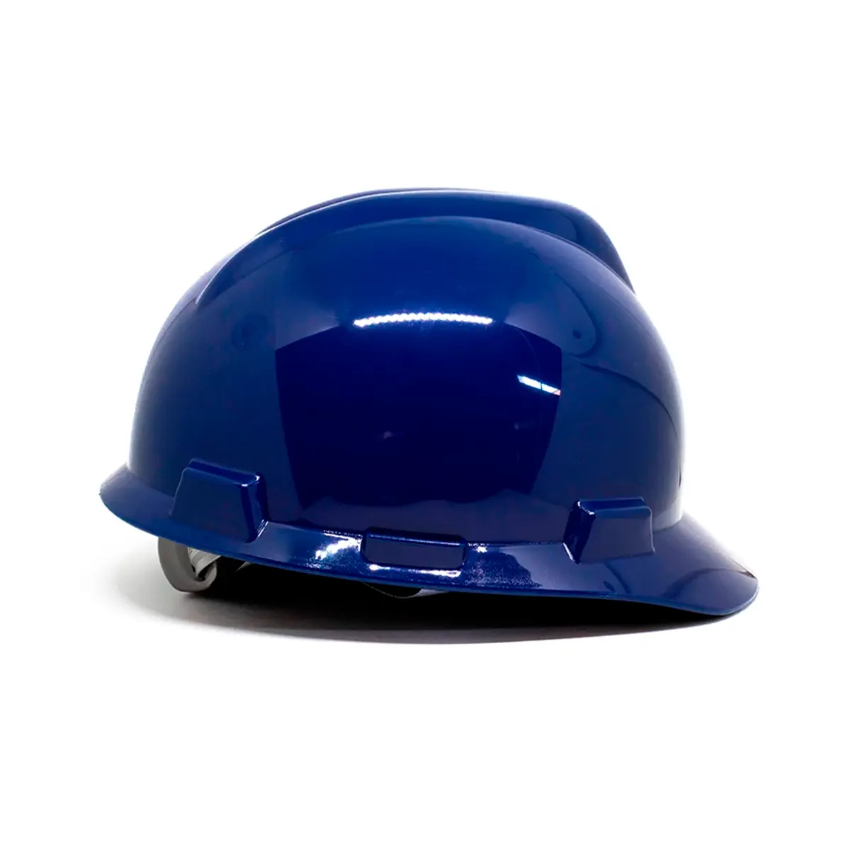 Capacete Azul Marinho com Suspensão Push Key - MSA