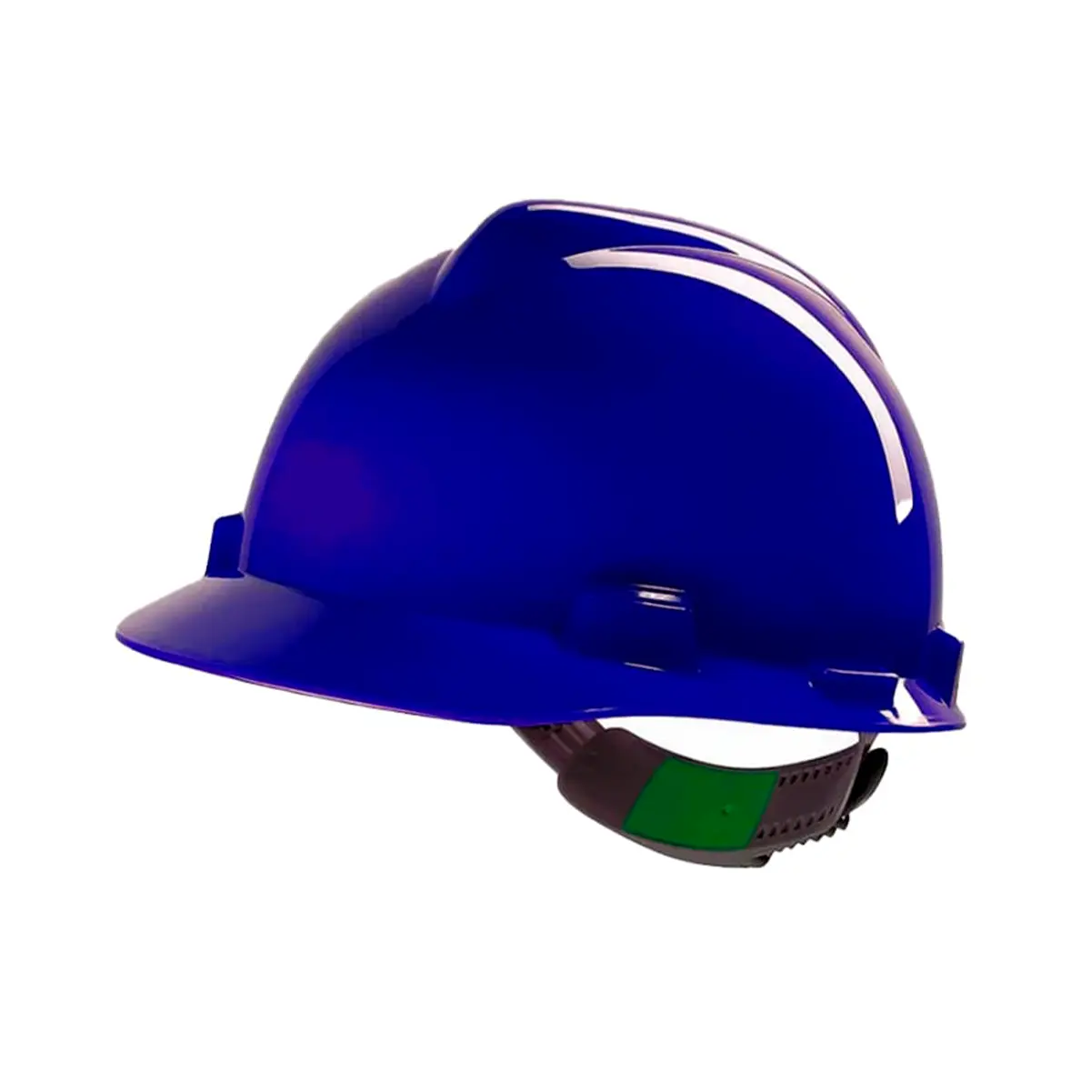 Capacete Azul Marinho com Suspensão Push Key - MSA