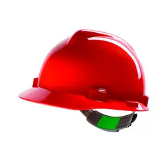 Capacete Vermelho MSA sem Jugular