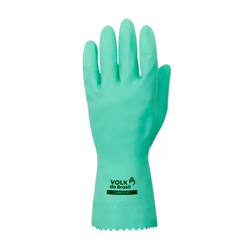 Luva de Látex Verde com forro em Verniz Silver - Volk