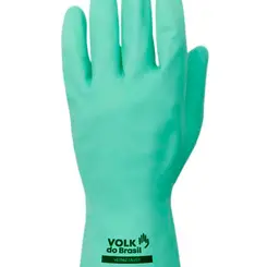 Luva de Látex Verde com forro em Verniz Silver - Volk