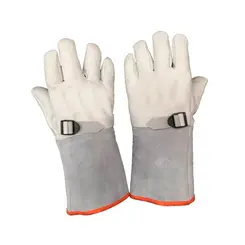 Luva de Cobertura em Vaqueta Punho de Raspa 15cm - Quality Kouros
