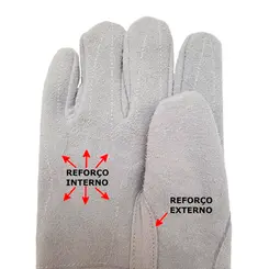 Luva Raspa Punho 20 cm - Quality Kouros