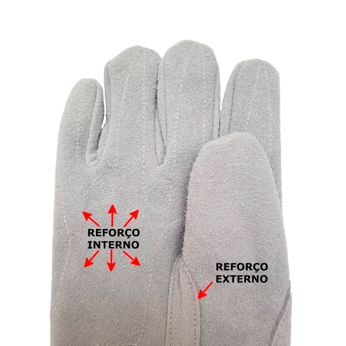 Luva Raspa Punho 7 cm - Quality Kouros