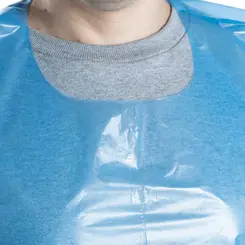 Capa Descartável sem Manga Azul - Prevemax