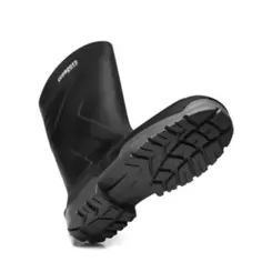 Bota Cano Longo Impermeável em Poliuretano Ecoboots Verde e Preto - Bracol
