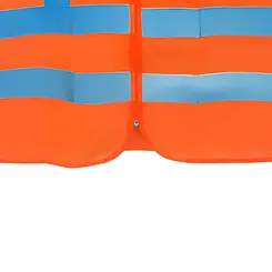 Colete Refletivo Laranja com 1 bolso - Plastcor