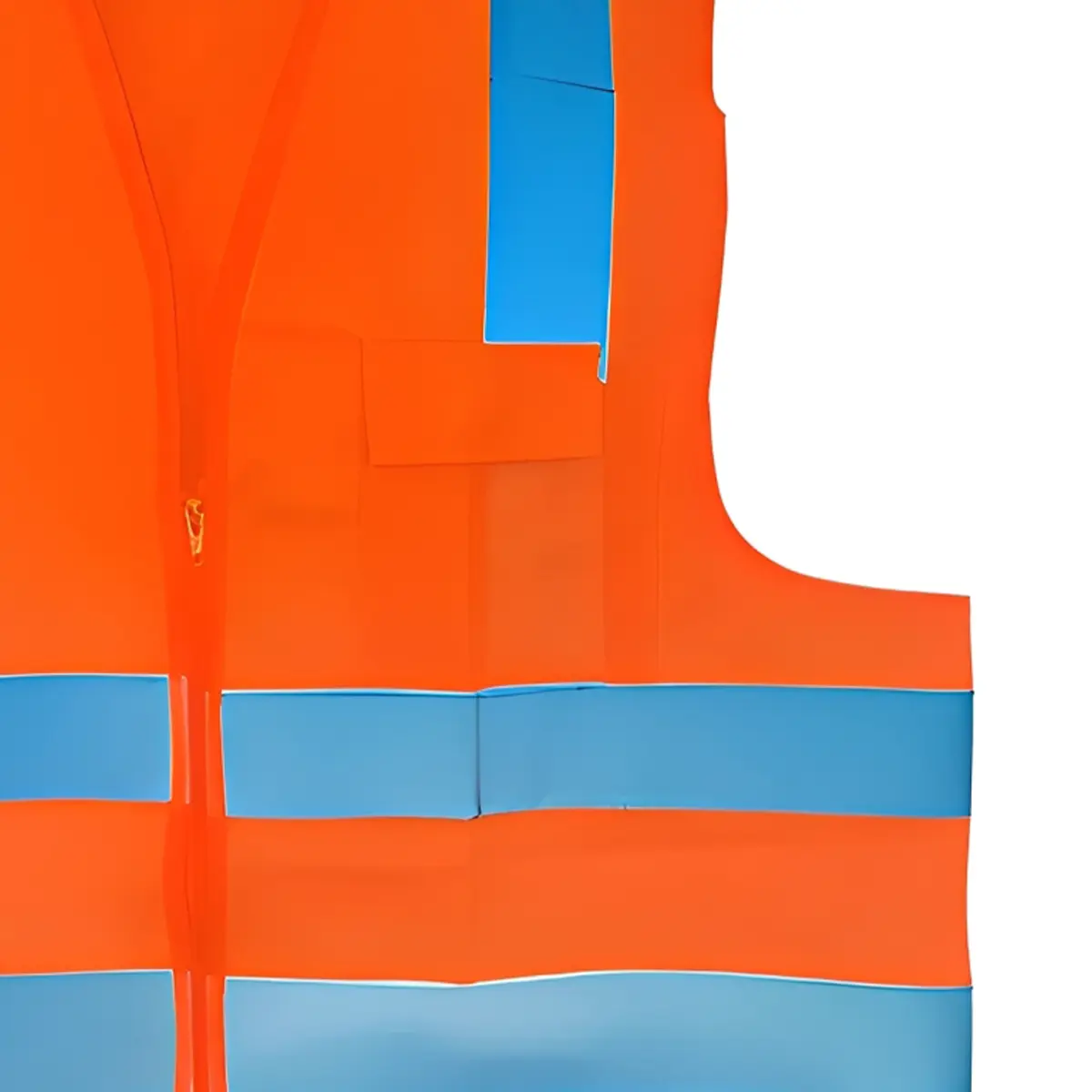 Colete Refletivo Laranja com 1 bolso - Plastcor