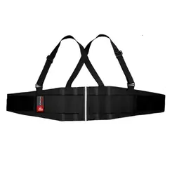 Cinta Ergonômica Preta com Elástico Comfort Line - Steelflex