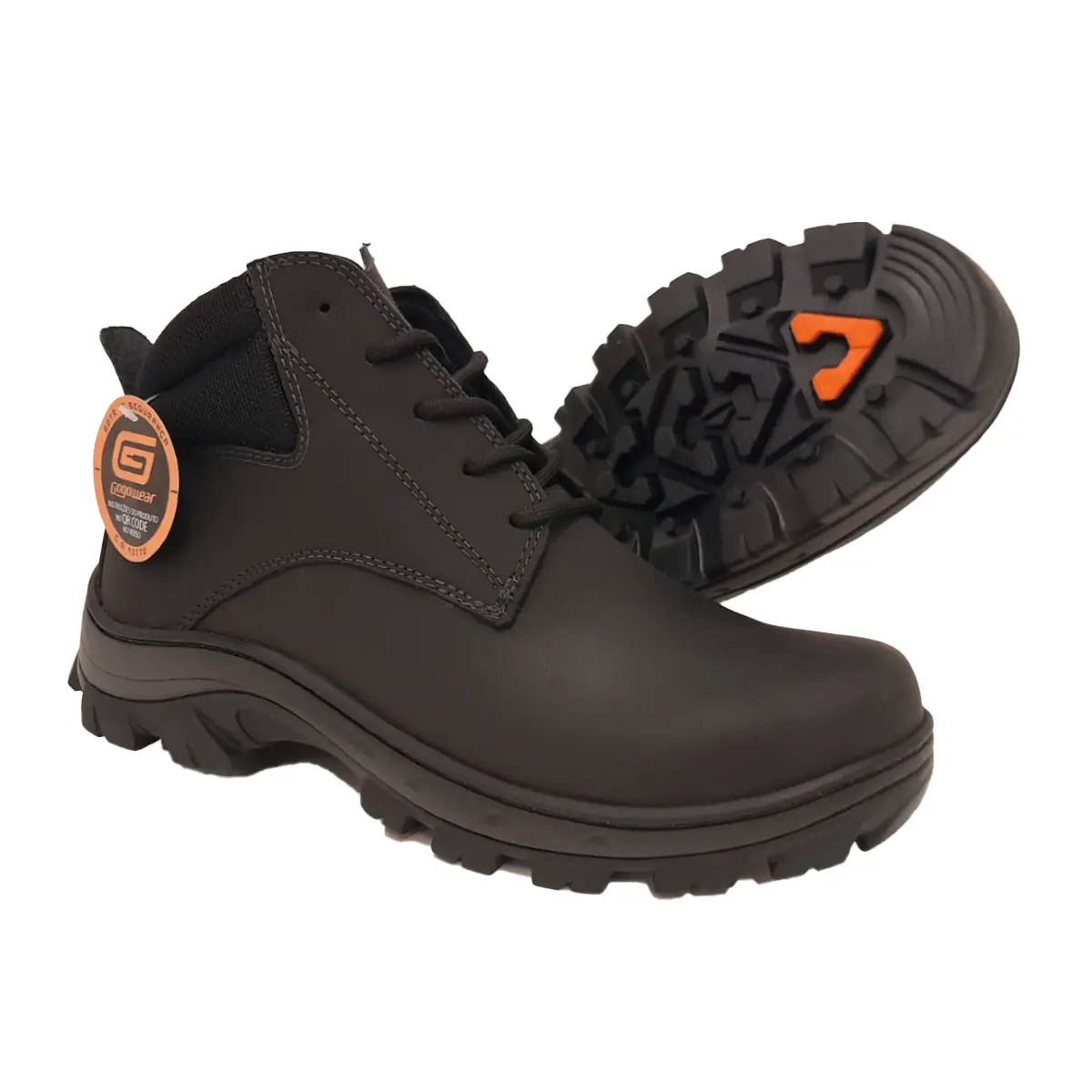 Bota de Segurança Haval High Emborrachado Grafite - Gogowear