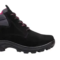 Bota de Segurança Haval High Nobuck Preto - Gogowear