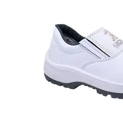 Sapato de Microfibra Branco com Elástico  - Kadesh