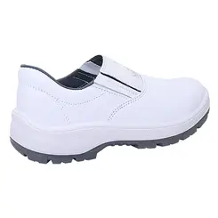 Sapato de Microfibra Branco com Elástico  - Kadesh