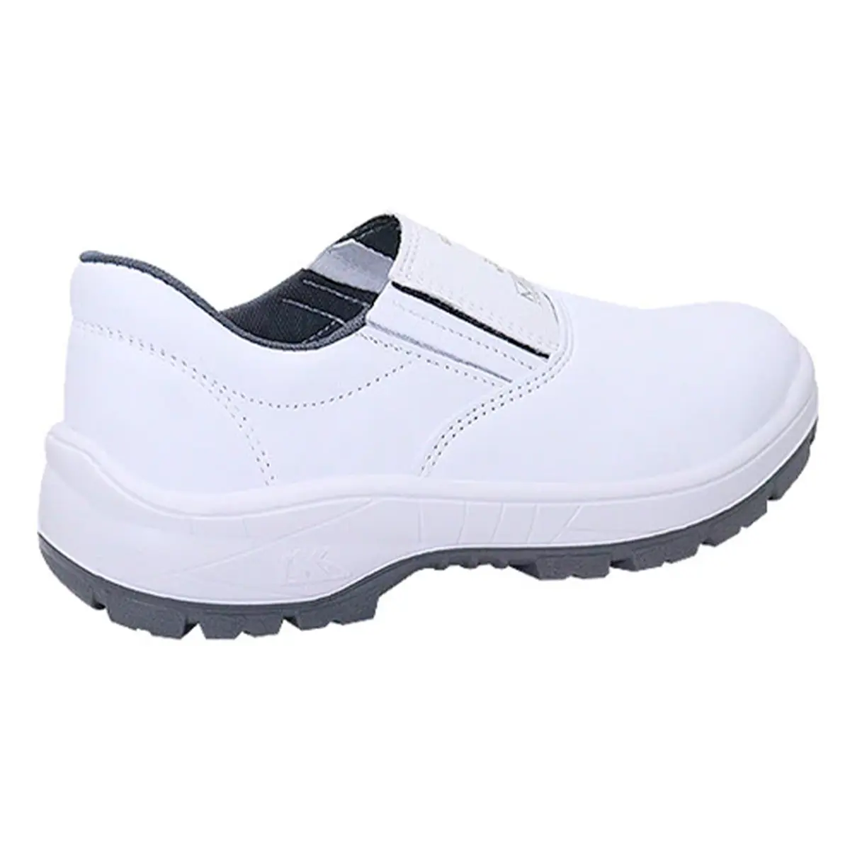 Sapato de Microfibra Branco com Elástico  - Kadesh